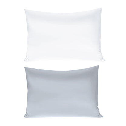 Silk Envelope Pillowcase Soft Satin Protective Cover for Bed Sleep Comfort - Silver V528-PILLOWCASE-SILVER-51-76-119302