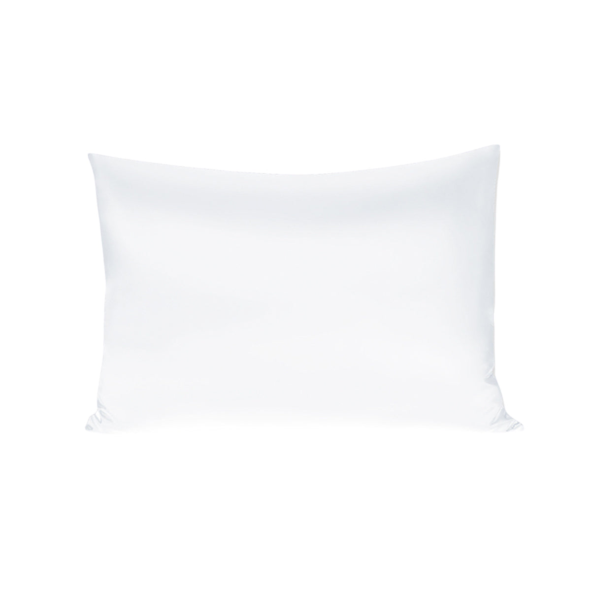 Silk Envelope Pillowcase Soft Satin Protective Cover for Bed Sleep Comfort - White V528-PILLOWCASE-WHITE-51-76-407476