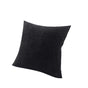 45X45 Plain Solid Colour Cushion Cover Decorative Pillow Case Home Multicoloured - Black V528-PILLOWCOVER-BLACK-478925