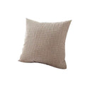 45X45 Plain Solid Colour Cushion Cover Decorative Pillow Case Home Multicoloured - Coffee V528-PILLOWCOVER-COFFEE-793235
