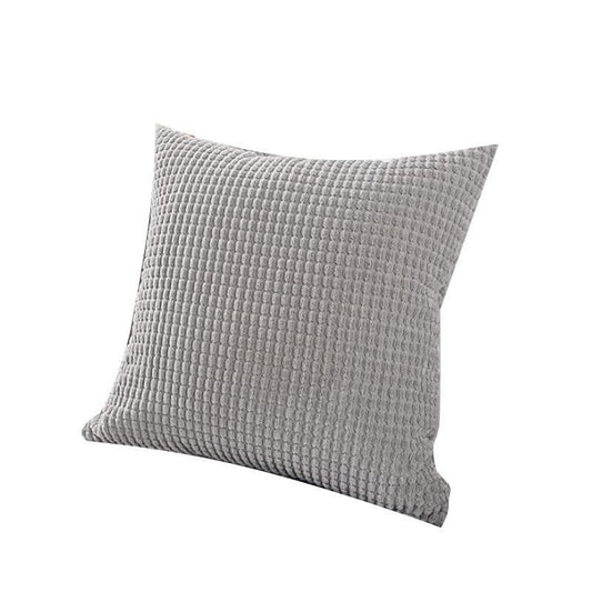 45X45 Plain Solid Colour Cushion Cover Decorative Pillow Case Home Multicoloured - Light Grey V528-PILLOWCOVER-LIGHTGREY-324894