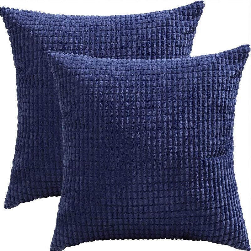 45X45 Plain Solid Colour Cushion Cover Decorative Pillow Case Home Multicoloured - Light Grey V528-PILLOWCOVER-LIGHTGREY-324894