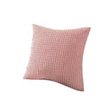 45X45 Plain Solid Colour Cushion Cover Decorative Pillow Case Home Multicoloured - Pink V528-PILLOWCOVER-PINK-561699