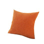 45X45 Plain Solid Colour Cushion Cover Decorative Pillow Case Home Multicoloured - Orange V528-PILLOWCOVER-YELLOW-835932