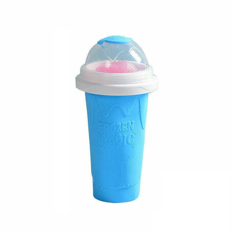 Slushie Maker Cup Quick Freeze Magic Squeeze Cup Milkshake Cup Ice Cream Maker - Green V528-PINCHCUP-GREEN-623012