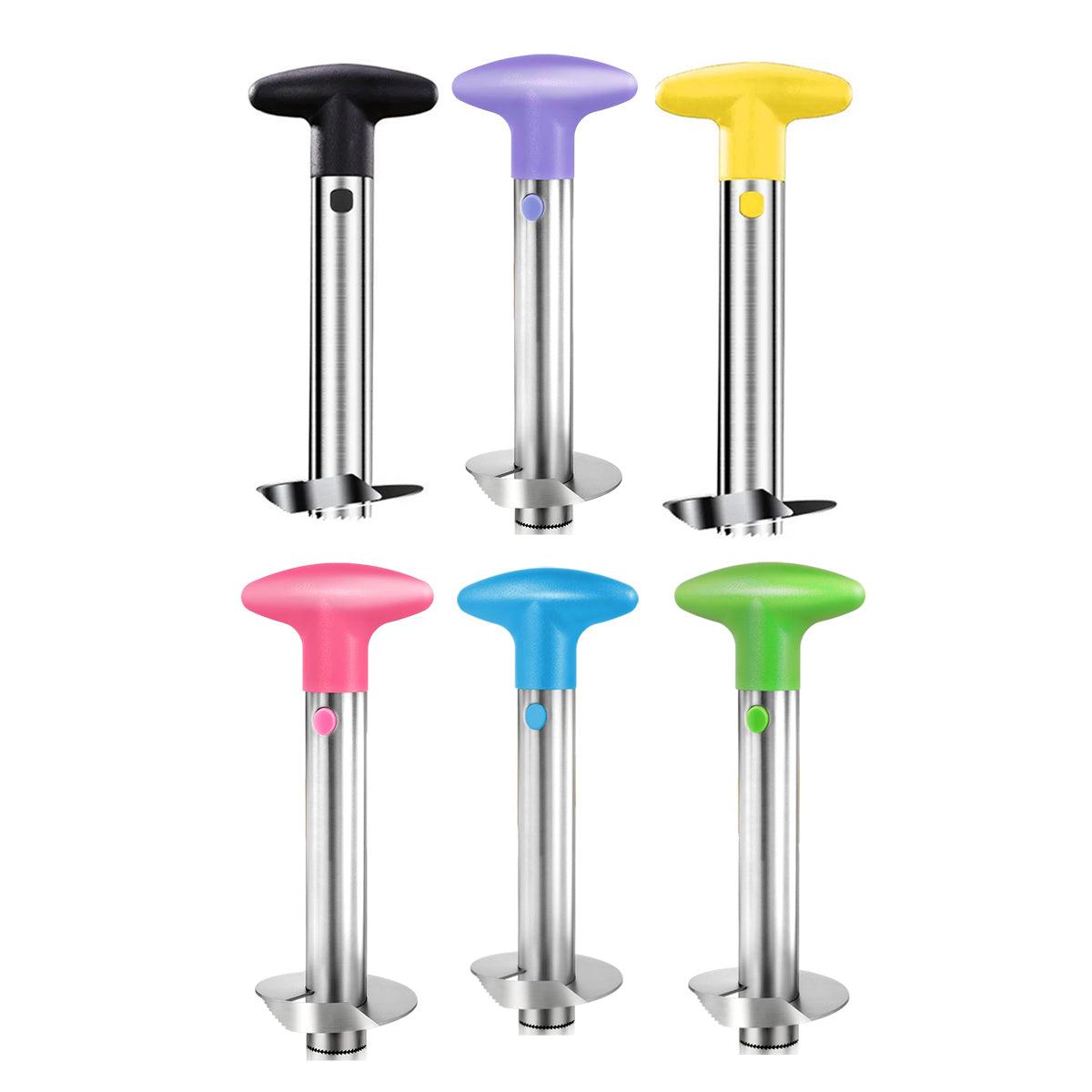 Stainless Steel Pineapple Corer Slicer Peeler Cutter Tool Easy Pineapple Cutter - Pink V528-PINEAPPLE-KNIFE-PINK-412831