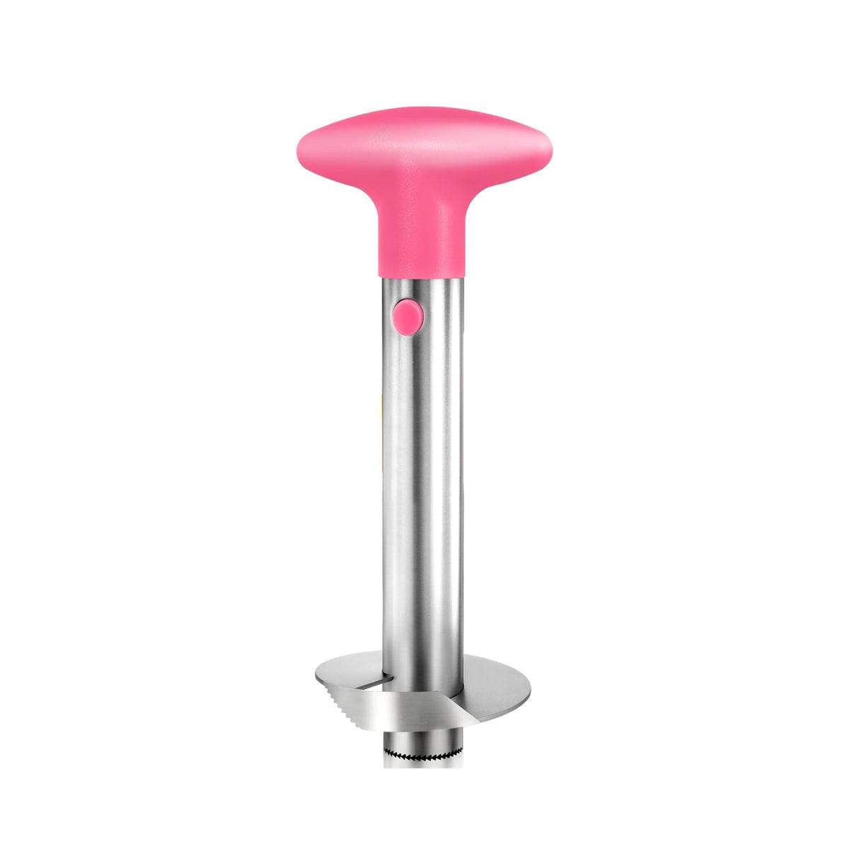 Stainless Steel Pineapple Corer Slicer Peeler Cutter Tool Easy Pineapple Cutter - Pink V528-PINEAPPLE-KNIFE-PINK-412831