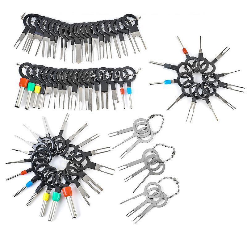 76Pcs/Set Pin Ejector Wire Kit Extractor Auto Terminal Removal Connector Tool V528-PINEJECTOR-76PCS-387447