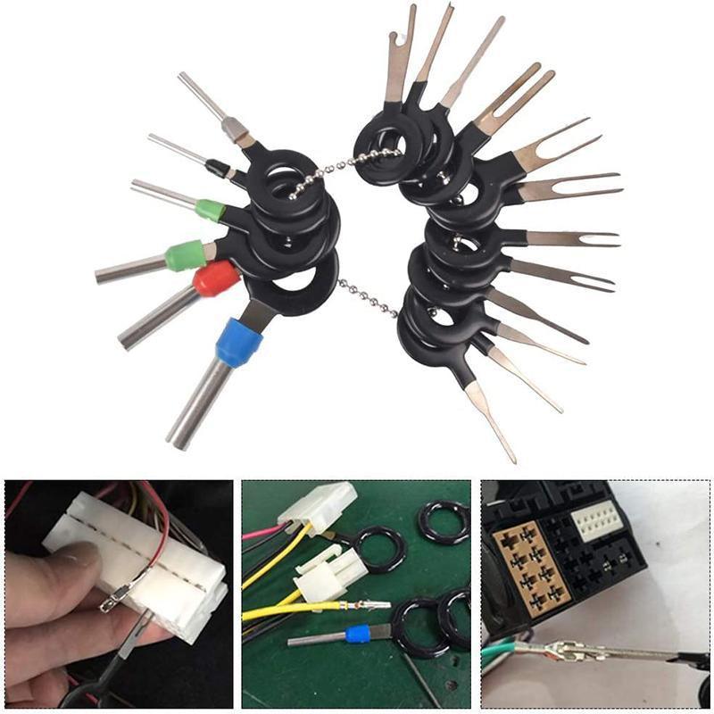 76Pcs/Set Pin Ejector Wire Kit Extractor Auto Terminal Removal Connector Tool V528-PINEJECTOR-76PCS-387447