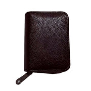 Compact Zipper Organ Card Cover Holder Wallet ID Bag Short Coin Purse Pockets - Pink V528-PINK-A69614