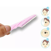 Eyebrow Razor Trimmer Shaver Facial Blade Shave Shaper Hair Remover Women Eye - 3 PCS V528-PINKBLUEBROWNQTY-3PCS92493