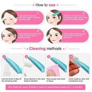 Eyebrow Razor Trimmer Shaver Facial Blade Shave Shaper Hair Remover Women Eye - 3 PCS V528-PINKBLUEBROWNQTY-3PCS92493