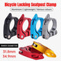 Quick Release Bicycle Seat Tube Clamp Multi Color Lever Lock Cycling Accessories - Golden-3-4 V528-PIPE-CLAMP-GOLDEN-3-4-289086