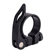 Quick Release Bicycle Seat Tube Clamp Multi Color Lever Lock Cycling Accessories - Silver-3-1 V528-PIPE-CLAMP-SILVER-3-1-924875