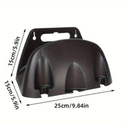 Wall Mounted Plumbing Shelf Organiser Bathroom Storage Rack Durable Pipe Holder V528-PIPE-RACK-BLACK-225795