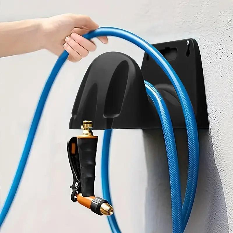 Wall Mounted Plumbing Shelf Organiser Bathroom Storage Rack Durable Pipe Holder V528-PIPE-RACK-BLACK-225795