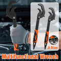 Pipe Wrench Quick Adjust Spanner Multi Functional Water Pipe Tool Heavy Duty - L V528-PIPE-WRENCH-L-809719