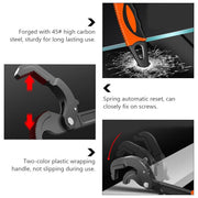 Pipe Wrench Quick Adjust Spanner Multi Functional Water Pipe Tool Heavy Duty - L V528-PIPE-WRENCH-L-809719