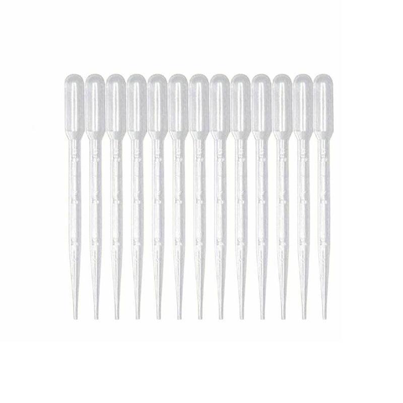 100X 3ml Disposable Graduated Plastic Pipettes for Liquid Transfer - 100PCS V528-PIPETTES-3ML-100PCS-64622