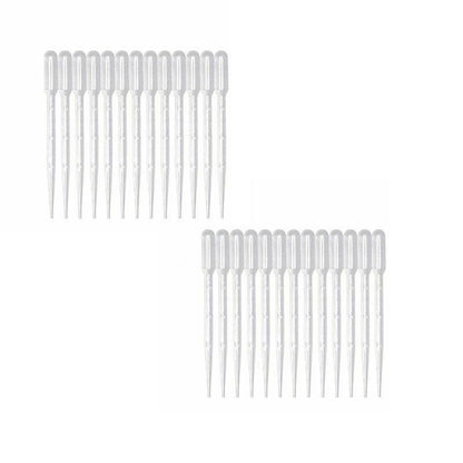 100X 3ml Disposable Graduated Plastic Pipettes for Liquid Transfer - 100PCS V528-PIPETTES-3ML-100PCS-64622