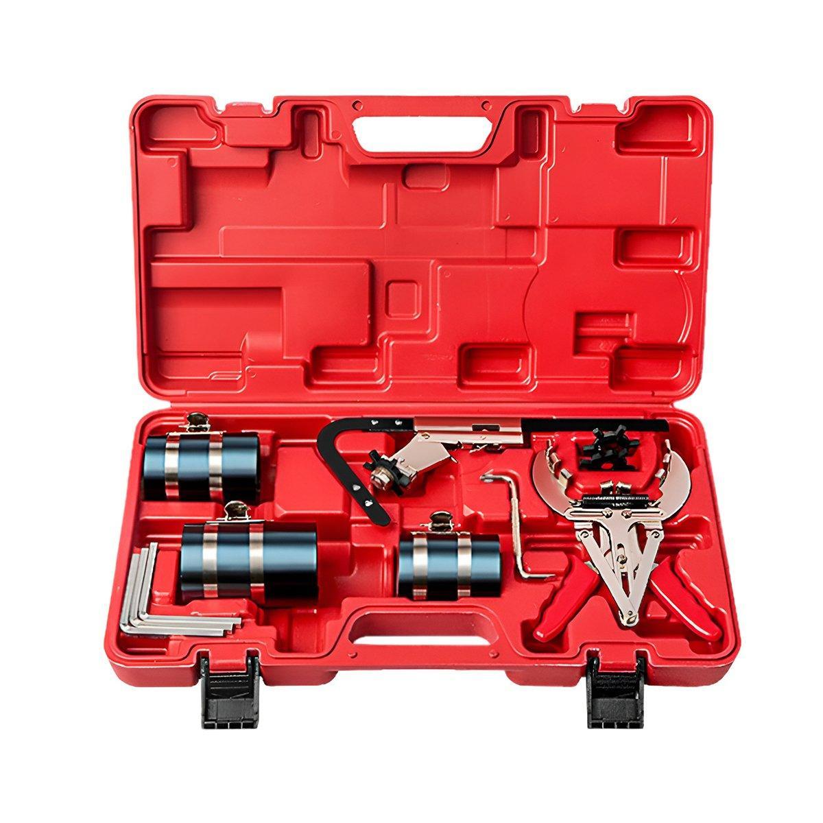 11X Auto Engine Piston Ring Service Tool Set Compressor Tools Kit for Car V528-PISTON-TOOL-11PCS-666848