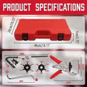 11X Auto Engine Piston Ring Service Tool Set Compressor Tools Kit for Car V528-PISTON-TOOL-11PCS-666848