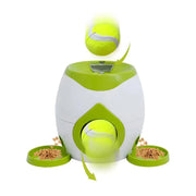 Interactive Dog Toy Tennis Feeder Machine for Training and Treat Rewards - Grey V528-PITCHING-MACHINE-GREY-594879