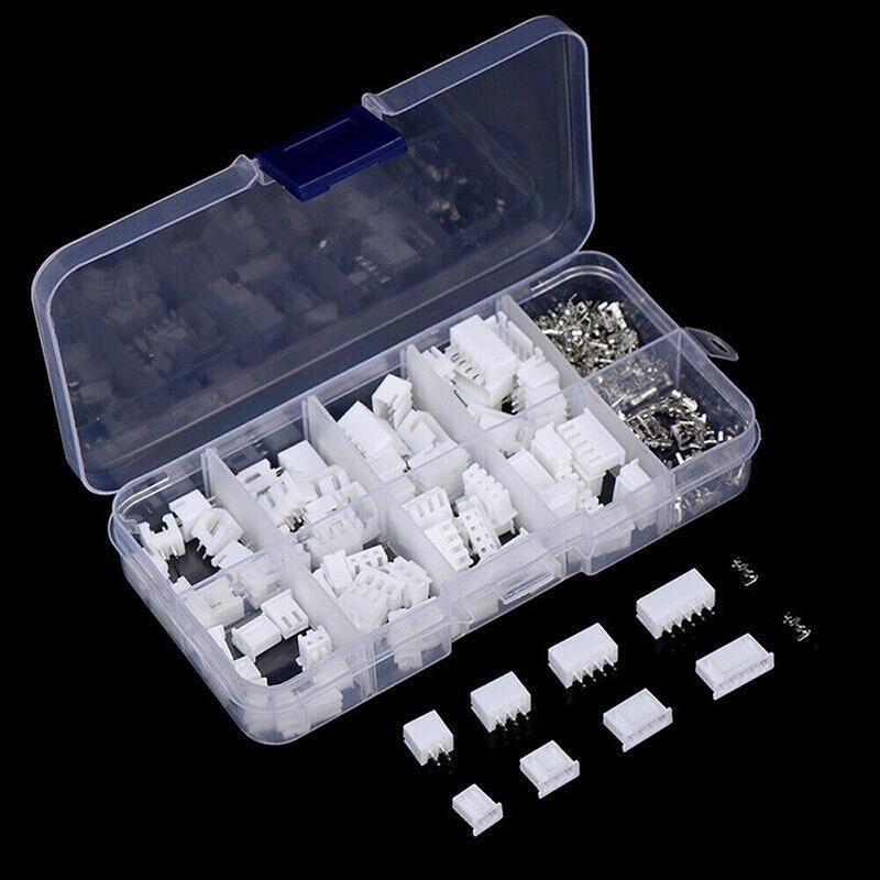 230PCS/Box XH 2.54 2p 3p 4p 5pin 2.54mm Pitch Terminal Kit JST Connector C3 V528-PITCHTERMINAL-230PCS-19847
