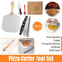 Aluminum Pizza Shovel 12Inch Pizza Transfer Tool with Pizza Cutter and Wheel Set V528-PIZZA-MAN-4PCS-207707