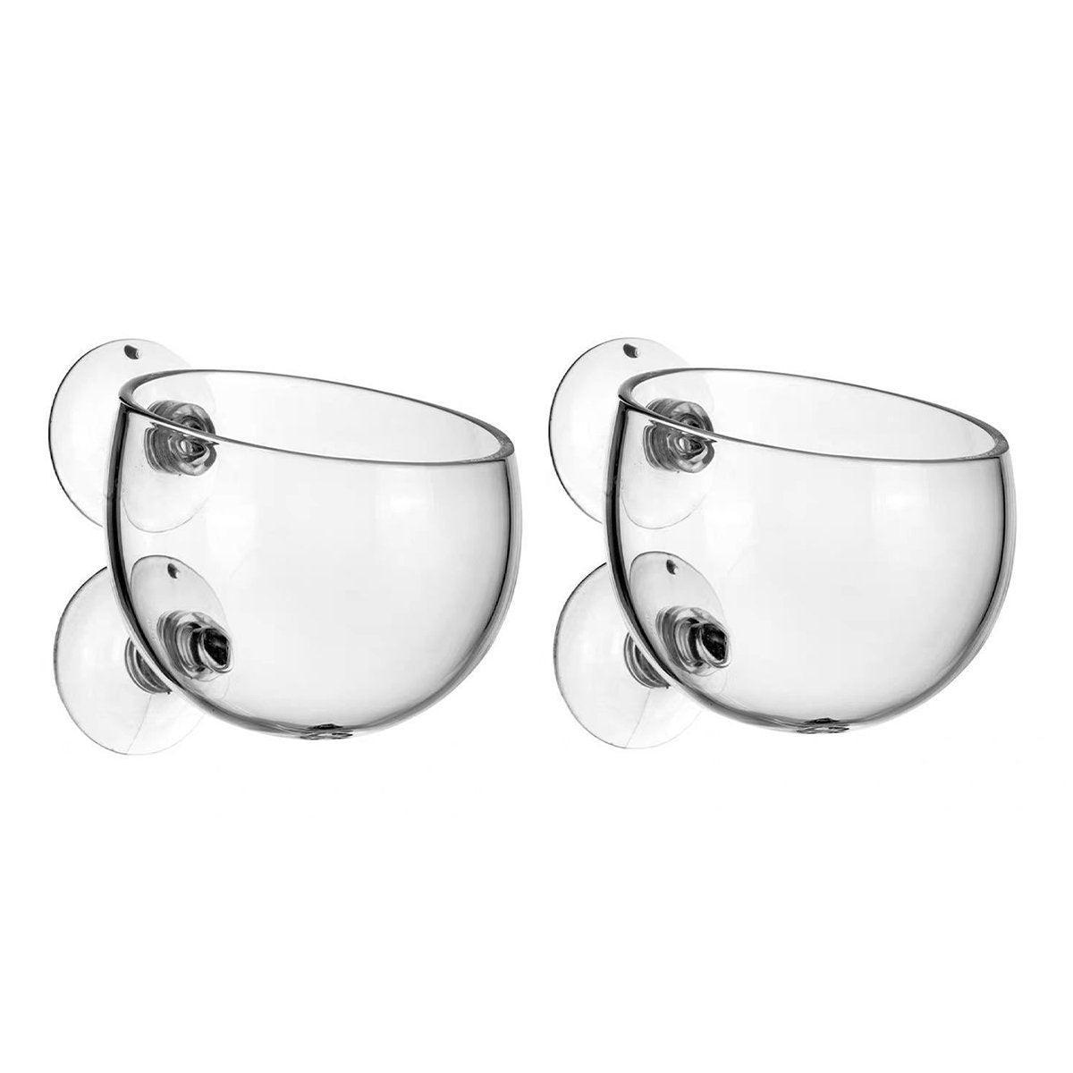 Aquarium Plant Cup for Breeding and Aquascaping Glass Water Plant Holder V528-PLANT-CUP-2PCS-576970