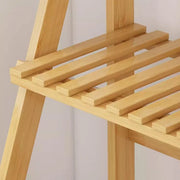 Balcony Plant Stand 3-Layer Wooden Flower Pot Corner Stand White Log Foldable - White V528-PLANT-STAND-3-WHITE-136985