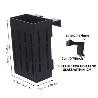 Hydroponic Plant Storage Rack Fish Tank Decoration Square Aquarium Basket Holder - Black V528-PLANT-STAND-B-3PCS-319730