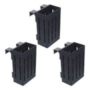 Hydroponic Plant Storage Rack Fish Tank Decoration Square Aquarium Basket Holder - Black V528-PLANT-STAND-B-3PCS-319730