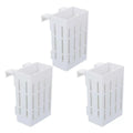 Hydroponic Plant Storage Rack Fish Tank Decoration Square Aquarium Basket Holder - White V528-PLANT-STAND-W-3PCS-173577
