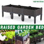 Outdoor Rectangular Balcony Vegetable Planter Box Garden Flower Planting V528-PLANTER-120-40-37CM-556359