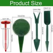6PCS Garden Seeder Set Mini Seed Planting Tools Manual Seeder for Gardening - Red V528-PLANTER-6PCS-RED-760790