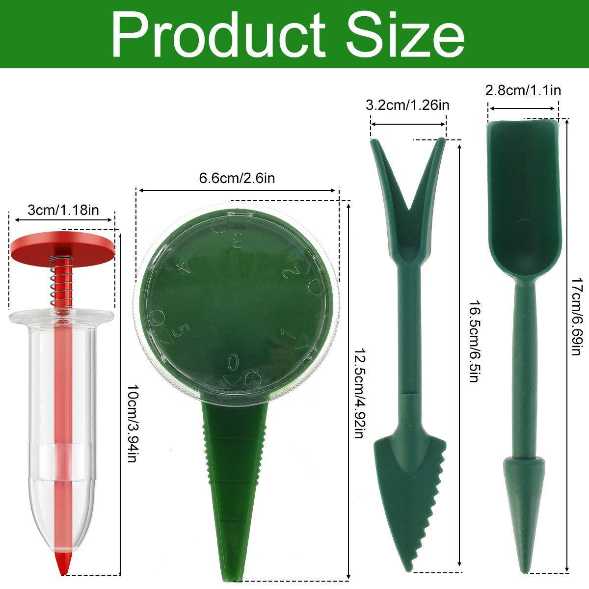6PCS Garden Seeder Set Mini Seed Planting Tools Manual Seeder for Gardening - Yellow Green V528-PLANTER-6PCS-YELLOW-GREEN-756444