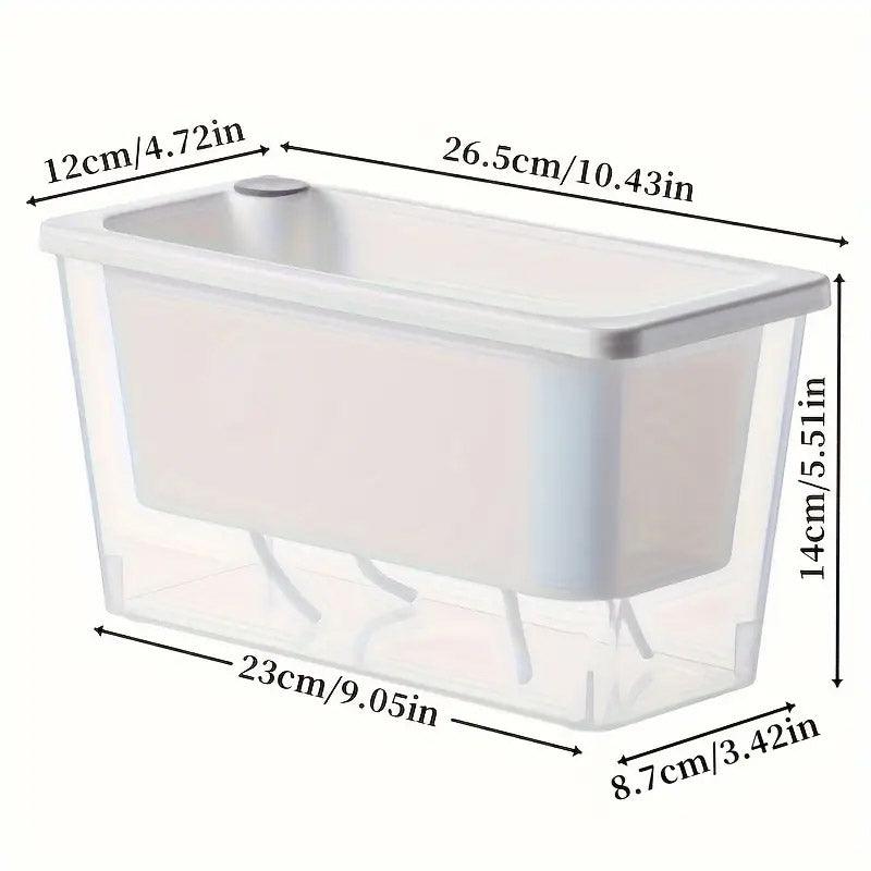 Balcony Vegetable Pot Planter Lazy Self Priming Flower Pot for Indoor Gardening - Green V528-PLANTER-POT-GREEN-299818