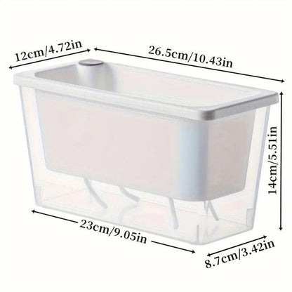 Balcony Vegetable Pot Planter Lazy Self Priming Flower Pot for Indoor Gardening - Green V528-PLANTER-POT-GREEN-299818