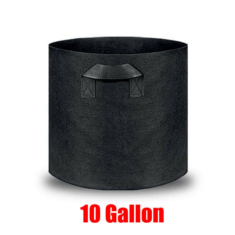 10 Pack Breathable Fabric Plant Grow Pots 2 to 20 Gallon Sizes - 10 Gallon-10PCS V528-PLANTINGBAG-40-30-10PCS-56147