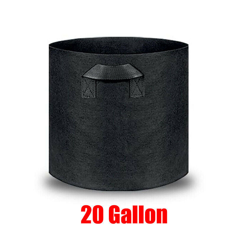 10 Pack Breathable Fabric Plant Grow Pots 2 to 20 Gallon Sizes - 10 Gallon-10PCS V528-PLANTINGBAG-40-30-10PCS-56147