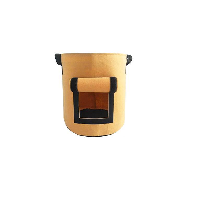10 Gallon Potato Grow Planter Container Bag Pouch Root Plant Growing Pot Side Window - Green V528-PLANTINGBAG-GREEN-L-0555452