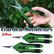 2Pcs Pruning Shears Plant Scissors Trim Trees Snips Branch Garden Secateurs Tool V528-PLANTSCISSORS-2PCS-129689
