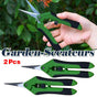 2Pcs Pruning Shears Plant Scissors Trim Trees Snips Branch Garden Secateurs Tool V528-PLANTSCISSORS-2PCS-129689