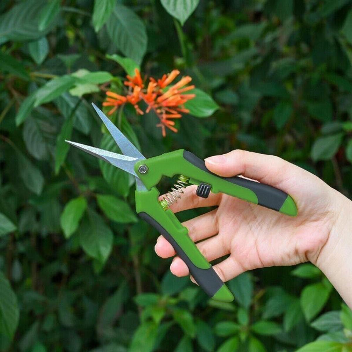 2Pcs Pruning Shears Plant Scissors Trim Trees Snips Branch Garden Secateurs Tool V528-PLANTSCISSORS-2PCS-129689
