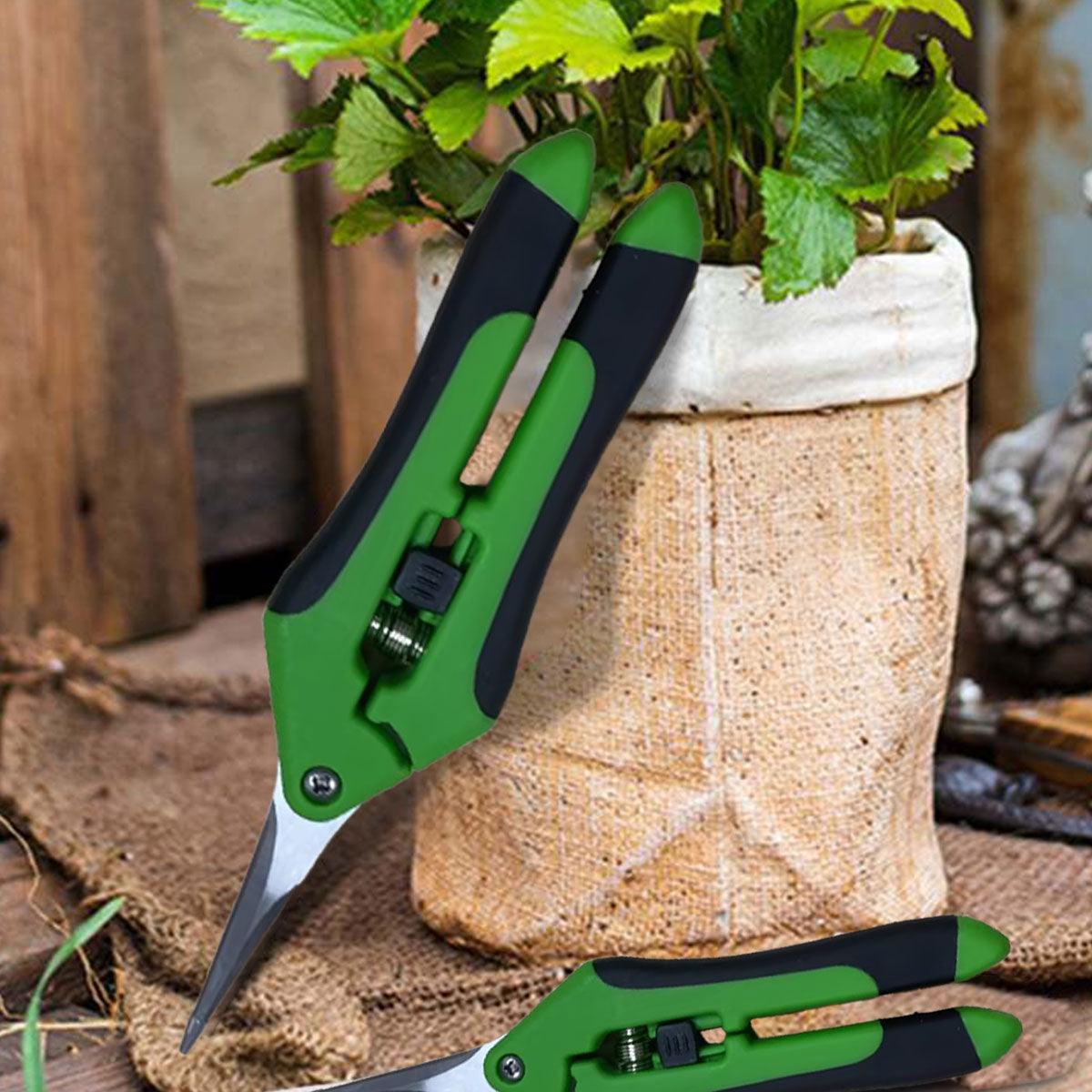 2Pcs Pruning Shears Plant Scissors Trim Trees Snips Branch Garden Secateurs Tool V528-PLANTSCISSORS-2PCS-129689