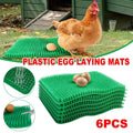 6PCS Egg Laying Box Mat Plastic Chicken Nest Grass Pad Imitation Grass Gasket V528-PLASTIC-GASKET-GREEN-6PCS-811297