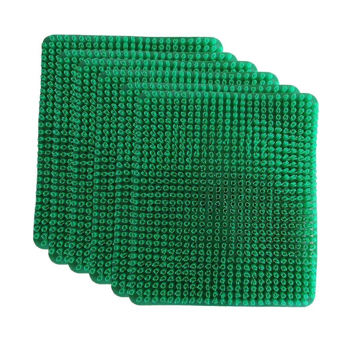 6PCS Egg Laying Box Mat Plastic Chicken Nest Grass Pad Imitation Grass Gasket V528-PLASTIC-GASKET-GREEN-6PCS-811297