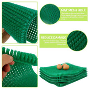 6PCS Egg Laying Box Mat Plastic Chicken Nest Grass Pad Imitation Grass Gasket V528-PLASTIC-GASKET-GREEN-6PCS-811297