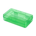 Large Capacity Transparent Plastic Pencil Case Multifunctional Student Art Box - Green V528-PLASTIC-PENCIL-CASE-GREEN-896715
